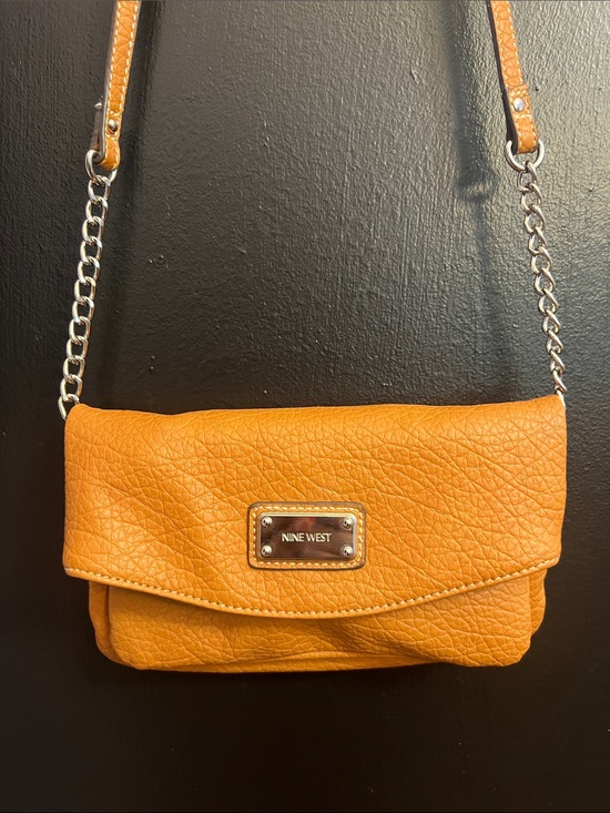 Nine West Handbags - Nine West Camel Crossbody Chain Strap Women's Bag